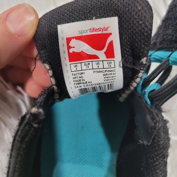 Baby puma shoes size 3 - Picture 5 of 5